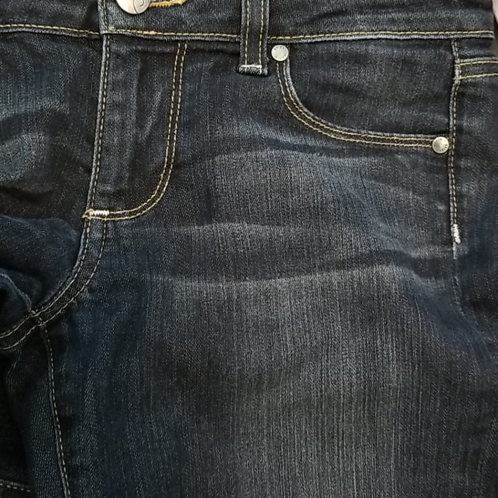 Paige Premium Long Bermuda Jean Shorts Size 25 - Picture 9 of 9